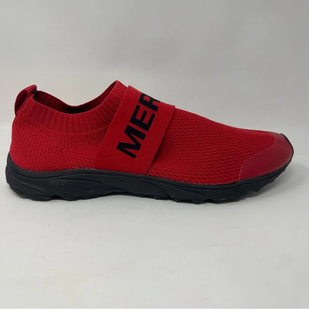 Merrell Red Slip-On Sneakers Men’s 11.5 | Lightweight Comfort Walking Shoes | NW